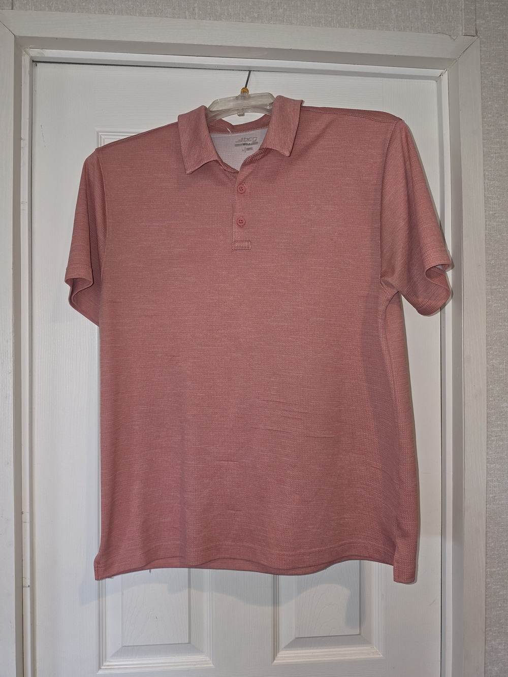 bcg Men's Polo Shirt - Dusty Rose Heather